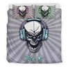 Rock Me Skull Bedding Set for Music Freaks-6teenth World™-Bedding Set-US King-Vibe Cosy™