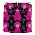 Pink Poodles Bedding Set-6teenth World™-Bedding Set-US King-Vibe Cosy™