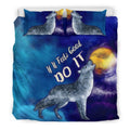 If It Feels Good Do It Wolf Bedding Set Howling At The Moon-6teenth World™-Bedding Set-US King-Vibe Cosy™