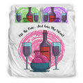 I'll Be Fine Just Give Me Wine Bedding Set-6teenth World™-Bedding Set-US King-Vibe Cosy™