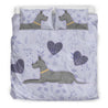 I Love Great Danes Bedding Set for Lovers of Great Dane Dogs-6teenth World™-Bedding Set-US Twin-Vibe Cosy™
