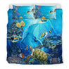 Hawaiian Ocean Fish Bedding Set - AH - K5-BEDDING SETS-Phaethon-US King-Black-Polyester-Vibe Cosy™