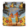 Aloha Hawaiian Bedding Set - AH - K5-BEDDING SETS-Alohawaii-US King-Black-Polyester-Vibe Cosy™
