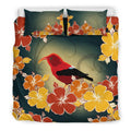 Hibiscus Bedding Set - AH-BEDDING SETS-Alohawaii-US King-Black-Polyester-Vibe Cosy™