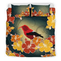 Hibiscus Bedding Set - AH-BEDDING SETS-Phaethon-US King-Black-Polyester-Vibe Cosy™