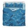 Dolphins Bedding Set - AH-BEDDING SETS-Phaethon-US King-Black-Polyester-Vibe Cosy™