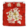 Hibiscus Bedding Set - AH-BEDDING SETS-Phaethon-US King-Black-Polyester-Vibe Cosy™