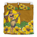 Hibiscus Bedding Set - AH-BEDDING SETS-Alohawaii-US King-Black-Polyester-Vibe Cosy™