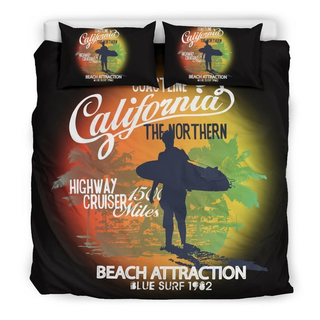 Surfing life Bedding set-6teenth World™-Bedding Set-King-Vibe Cosy™