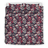 Pink Sugar Skull Bedding Set-Bedding Set-6teenth Outlet-Bedding Set - Beige - Pink Sugar Skull Bedding Set-King-Vibe Cosy™