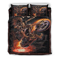 Hell Rider Bedding Sets-Bedding Set-6teenth Outlet-Bedding Set - Black - Hell Rider Bedding Sets-Queen-Vibe Cosy™