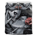 Till Death Do Us Part, Lost Without You Bedding Sets-Ocean Gadget-Bedding Set - Black - Till Death Do Us Part Bedding Sets-Queen/Full-Vibe Cosy™