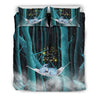 Australia Koala Sleeping In the Forest Duvet Cover th9-BEDDING SETS-HP Arts-Bedding Set - Black - 2-Queen/Full-Vibe Cosy™