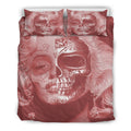 Beautiful Skull Face Bedding Sets-6teenth Outlet-Queen 3pcs-Vibe Cosy™