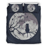 Moon And Cat Bedding Set-6teenth World™-Bedding Set-Twin-Vibe Cosy™