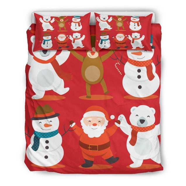 Merry Christmas Bedding Set-6teenth World™-Bedding Set-Queen/Full-Vibe Cosy™