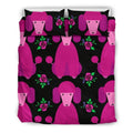 Pink Poodles Bedding Set-6teenth World™-Bedding Set-US Queen/Full-Vibe Cosy™