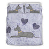 I Love Great Danes Bedding Set for Lovers of Great Dane Dogs-6teenth World™-Bedding Set-US Twin-Vibe Cosy™