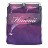 Hawaii Dolphin Violet Bedding Set - AH - K5-BEDDING SETS-Phaethon-US Queen/Full-Black-Polyester-Vibe Cosy™