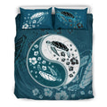 Turtle Bedding Set YinYang Style - AH-BEDDING SETS-Phaethon-US Queen/Full-Black-Polyester-Vibe Cosy™