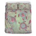 Turtle Bedding Set - AH-BEDDING SETS-Alohawaii-US Queen/Full-Black-Polyester-Vibe Cosy™