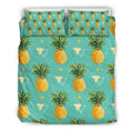 Pineapple Bedding Set - AH-BEDDING SETS-Phaethon-US Queen/Full-Black-Polyester-Vibe Cosy™