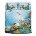 Turtle Bedding Set - AH-BEDDING SETS-Phaethon-US Queen/Full-Black-Polyester-Vibe Cosy™