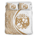 Tonga Coat Of Arms Polynesian Bedding Set - Circle Style 08 J9-BEDDING SETS-Phaethon-US Queen/Full-Vibe Cosy™