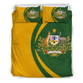 Australia Coat Of Arms Bedding Set - Circle Style-BEDDING SETS-HD09-US Queen/Full-Vibe Cosy™