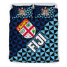 Fiji Polynesian Bedding Sets Coat Of Arms-BEDDING SETS-Khanh Arts-US Queen/Full-Vibe Cosy™