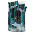 Australia Koala Sleeping In the Forest Duvet Cover th9-BEDDING SETS-HP Arts-Bedding Set - Black - 2-Twin-Vibe Cosy™