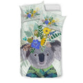 Australia Koala Duvet Cover k7-BEDDING SETS-HP Arts-Bedding Set - Black - Australia Koala Duvet Cover K2-Twin-Vibe Cosy™