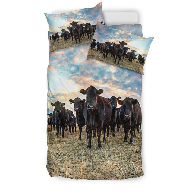 Farmer Cow Bedding Set-6teenth World™-Bedding Set-Twin-Vibe Cosy™