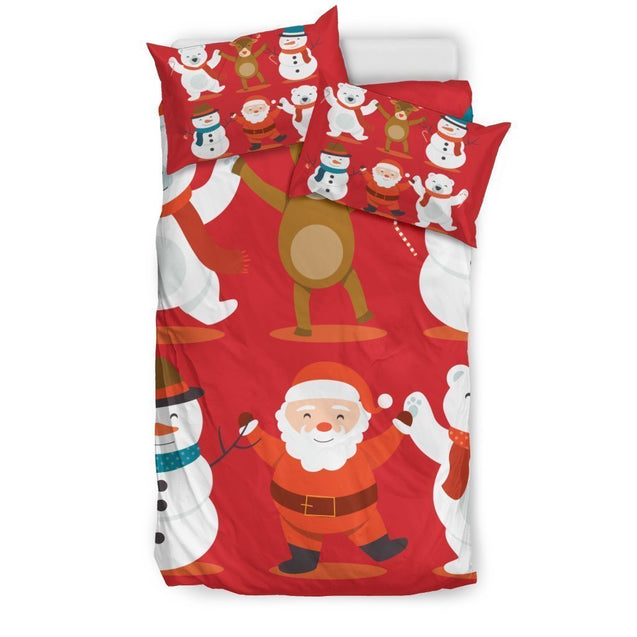 Merry Christmas Bedding Set-6teenth World™-Bedding Set-Twin-Vibe Cosy™