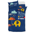 To The World This Boy Just A Little Boy Bedding Set-6teenth World™-Bedding Set-US Twin-Vibe Cosy™