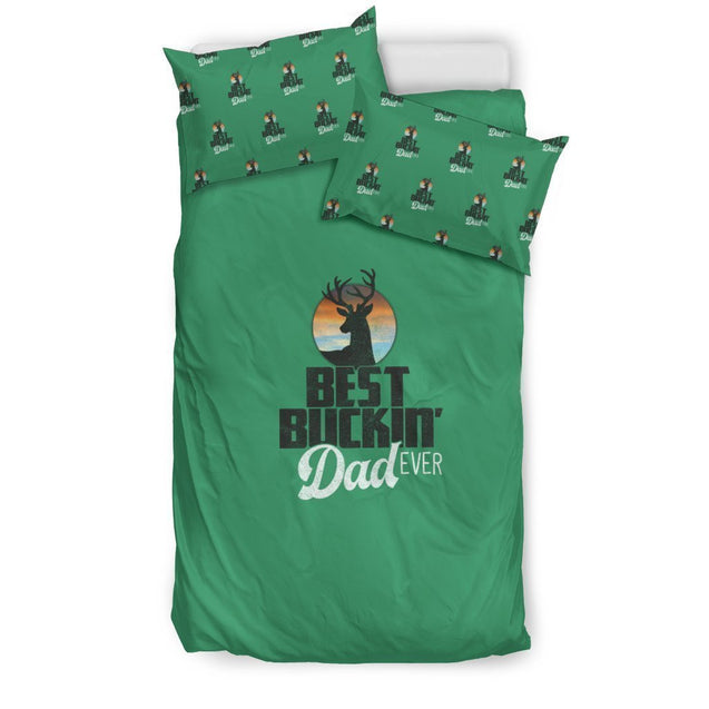 NP Best Buckin' Dad Bedding Set-6teenth World™-Bedding Set-US Twin-Vibe Cosy™