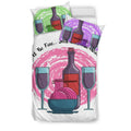 I'll Be Fine Just Give Me Wine Bedding Set-6teenth World™-Bedding Set-US Twin-Vibe Cosy™