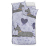 I Love Great Danes Bedding Set for Lovers of Great Dane Dogs-6teenth World™-Bedding Set-US Twin-Vibe Cosy™