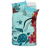 Hawaii Sea Turtle Bedding Set - AH-BEDDING SETS-Phaethon-US Twin-Black-Polyester-Vibe Cosy™