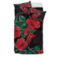 Hawaii Hibiscus Mystery Bedding Set - AH-BEDDING SETS-Phaethon-US Twin-Black-Polyester-Vibe Cosy™