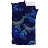 Whale Bedding Set - AH - TH9-BEDDING SETS-Phaethon-US Twin-Black-Polyester-Vibe Cosy™