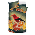Hibiscus Bedding Set - AH-BEDDING SETS-Alohawaii-US Twin-Black-Polyester-Vibe Cosy™