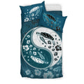 Turtle Bedding Set YinYang Style - AH-BEDDING SETS-Phaethon-US Twin-Black-Polyester-Vibe Cosy™