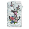 Hibiscus Bedding Set - AH-BEDDING SETS-Phaethon-US Twin-Black-Polyester-Vibe Cosy™