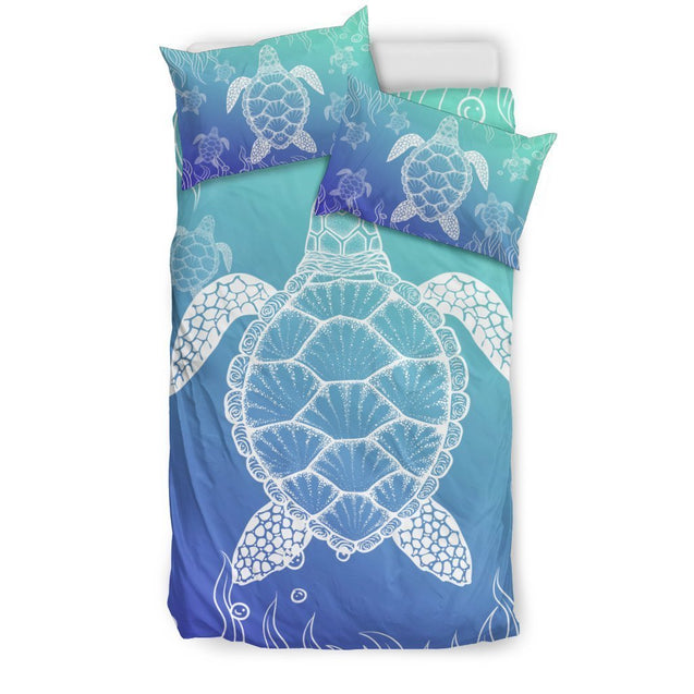 Turtle Bedding Set - AH-BEDDING SETS-Phaethon-US Twin-Black-Polyester-Vibe Cosy™