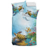 Turtle Bedding Set - AH-BEDDING SETS-Phaethon-US Twin-Black-Polyester-Vibe Cosy™