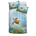 Turtle Bedding Set - AH-BEDDING SETS-Alohawaii-US Twin-Black-Polyester-Vibe Cosy™