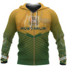 Australia Coat Of Arms Hoodie - Energy Style NNK 1447-Apparel-PL8386-Zip-Hoodie-S-Vibe Cosy™