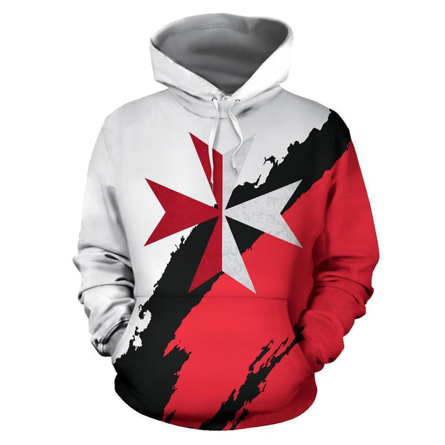 Austria Hoodie - Maltese Cross AF-NVD1033-Apparel-Dung Van-Hoodie-S-Vibe Cosy™