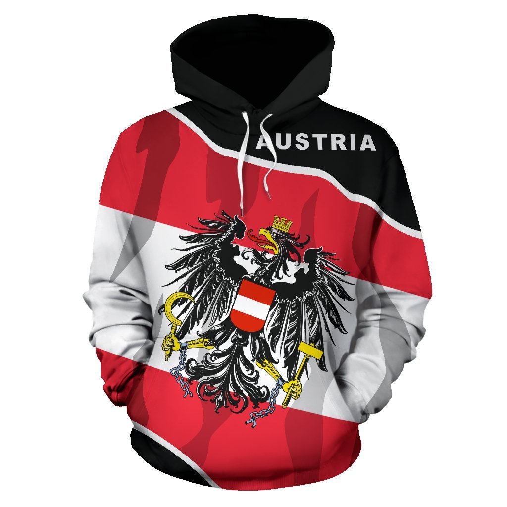 Austria Hoodie Flag Fly In Me AF-NVD1045-Apparel-Dung Van-Hoodie-S-Vibe Cosy™